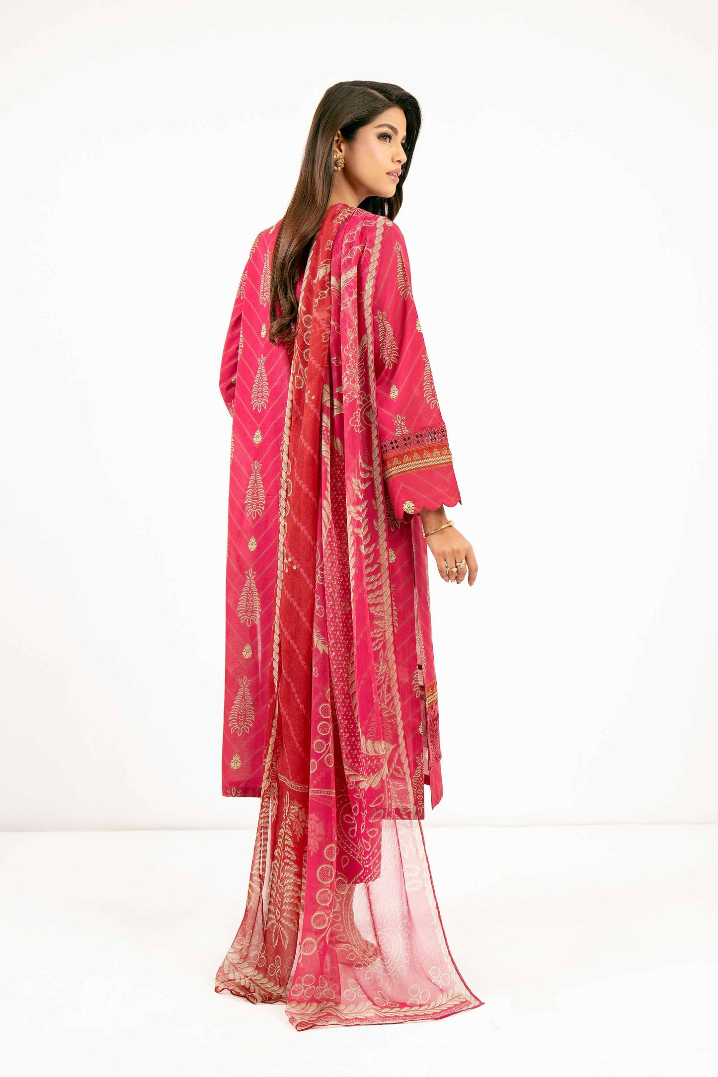 Elite 3 Pcs Lawn Printed Suit By Nishat