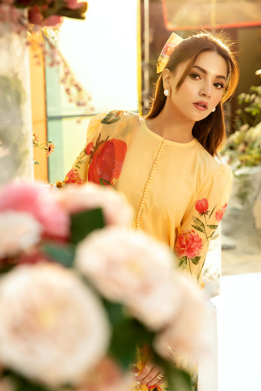3 Pcs Unstitched Printed Lawn Suit DN-700