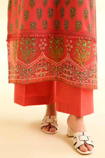 3 Pcs Unstitched Printed Lawn Suit DN-510