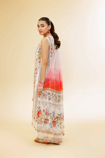 3 Pcs Unstitched Printed Lawn Suit DN-550