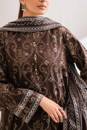 3 Pcs Unstitched Printed Lawn Suit DN-600