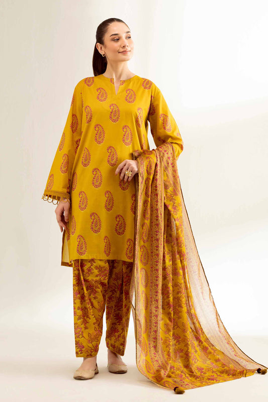 3 Pcs Unstitched Printed Lawn by Nishat
