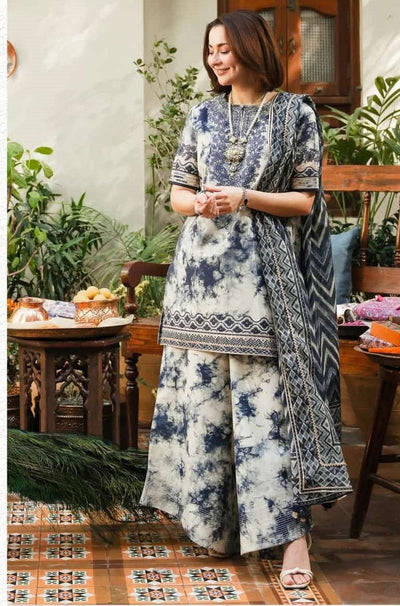 Sapphire Luxury Unstitched Lawn Embroidered Drees