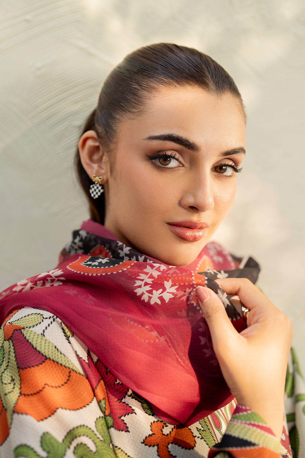3 Pcs Unstitched Printed Lawn Suit DN-790