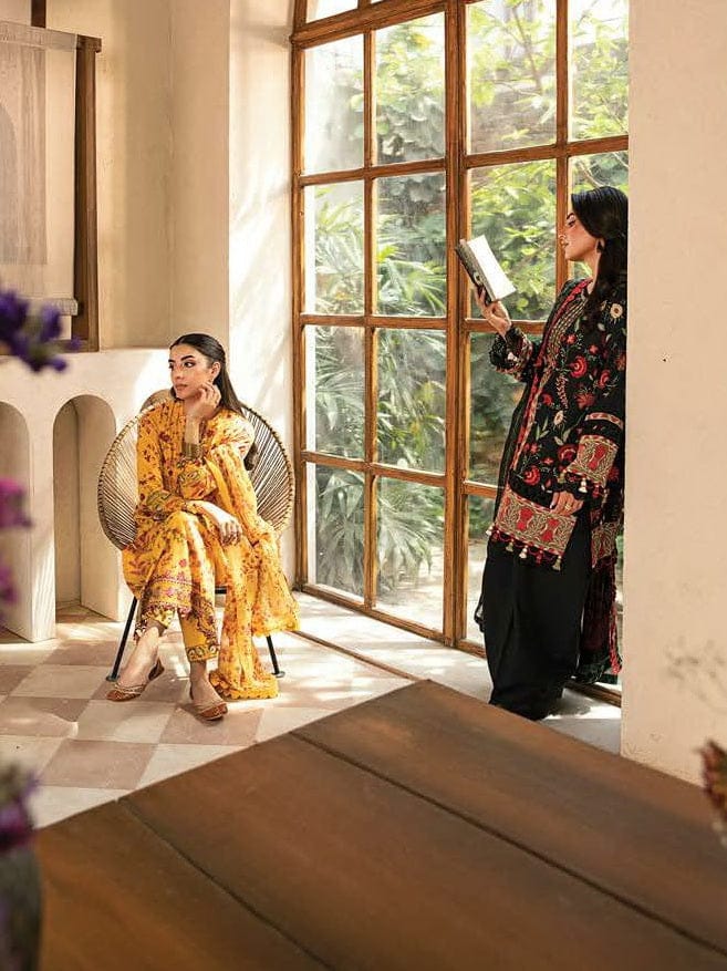 3 Pcs Unstitched Printed Lawn Suit by Maria.B