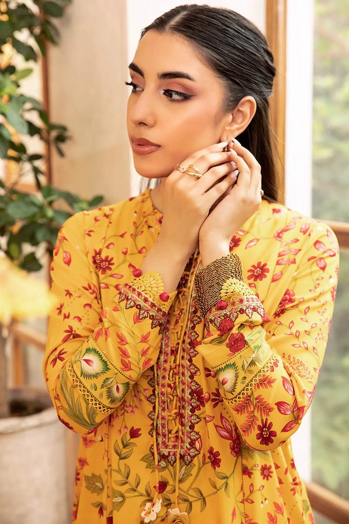 3 Pcs Unstitched Printed Lawn Suit by Maria.B