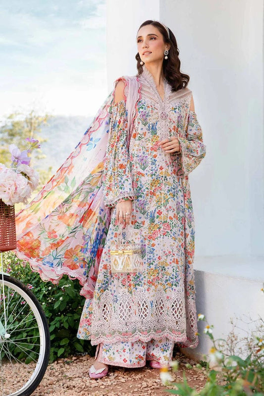 Luxury 3 Pcs Embroidered Lawn Suit