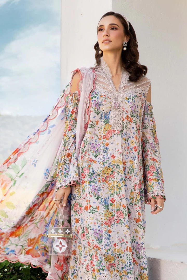Luxury 3 Pcs Embroidered Lawn Suit