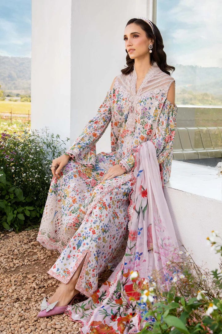 Luxury 3 Pcs Embroidered Lawn Suit