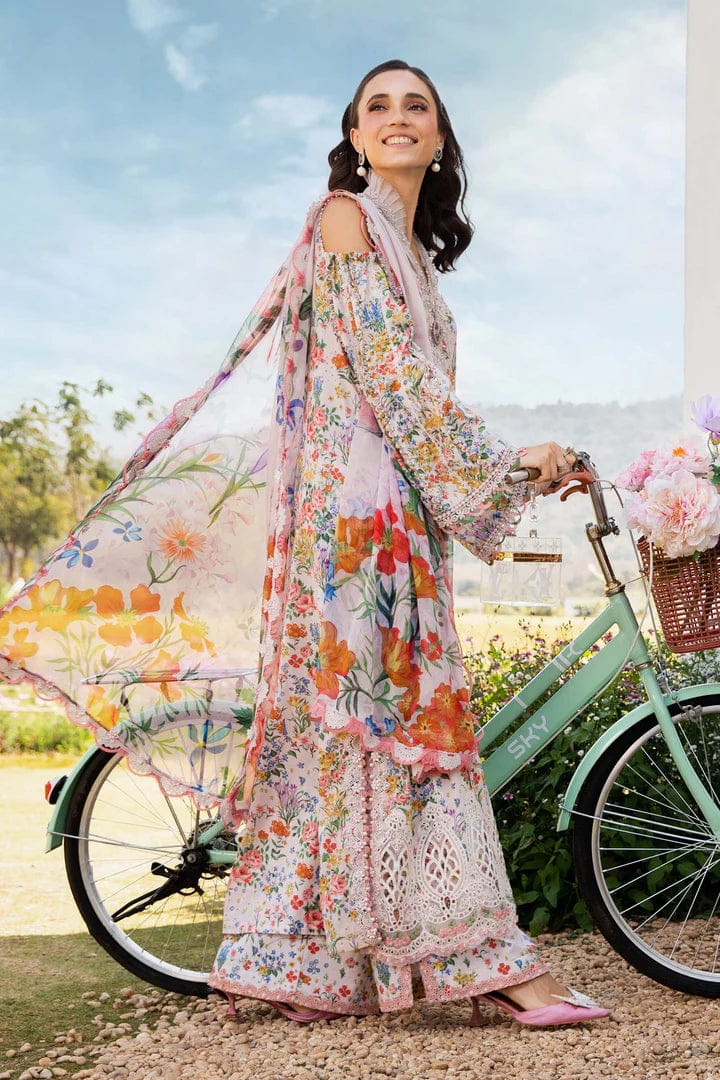 Luxury 3 Pcs Embroidered Lawn Suit