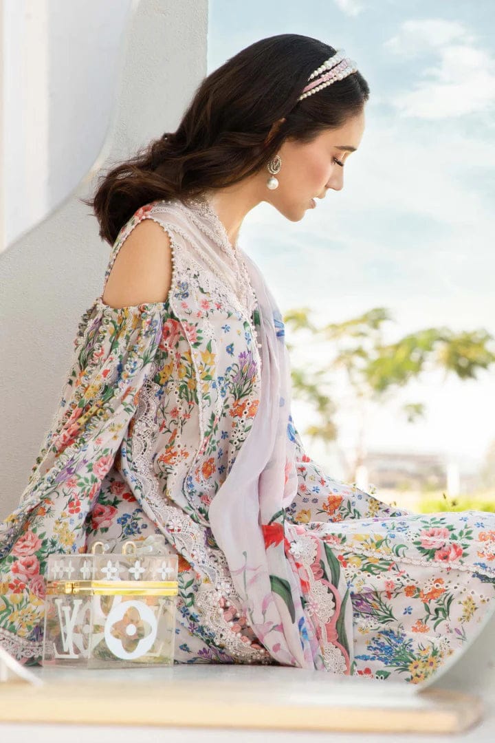 Luxury 3 Pcs Embroidered Lawn Suit